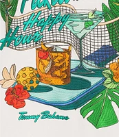 Tommy Bahama Lets Meet For Drinks Short Sleeve Woven Shirt