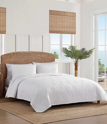 Tommy Bahama Line Palm Cotton Reversible Quilt Mini Set