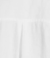 Tommy Bahama Linen Blend Johnny Collar Short Sleeve Side Pocket Shirt Dress