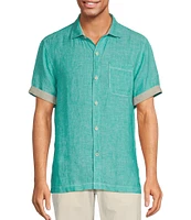 Tommy Bahama Linen Paradise Breezer Short Sleeve Woven Shirt