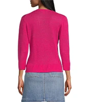 Tommy Bahama Open Front 3/4 Sleeve Cardigan