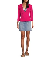 Tommy Bahama Open Front 3/4 Sleeve Cardigan