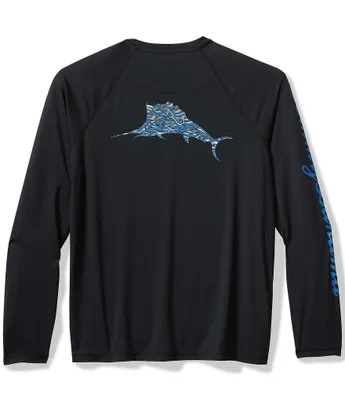 Tommy Bahama Long Sleeve Chill Time Surf Graphic T-Shirt