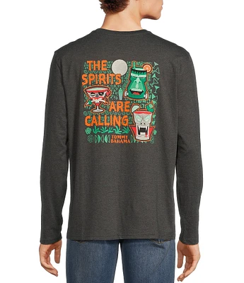 Tommy Bahama Long Sleeve The Spirits Are Calling Graphic T-Shirt