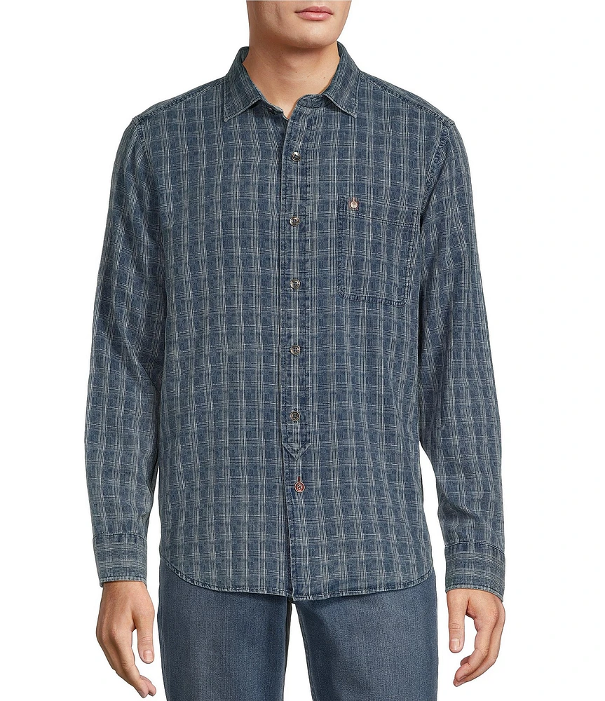 Tommy Bahama Lopez Island Checked Long Sleeve Woven Shirt