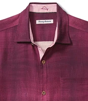 Tommy Bahama Madera Ombre Short Sleeve Silk Shirt