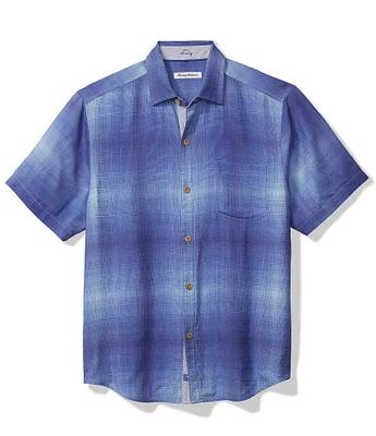 Tommy Bahama Madera Ombre Short Sleeve Silk Shirt