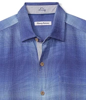 Tommy Bahama Madera Ombre Short Sleeve Silk Shirt