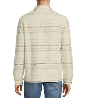 Tommy Bahama Minori Sands Button Mockneck Stripe Pullover