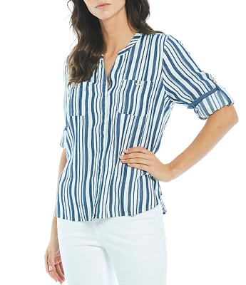 Tommy Bahama Mission Beach Stripe Long Sleeve Shirt