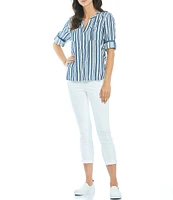 Tommy Bahama Mission Beach Stripe Long Sleeve Shirt