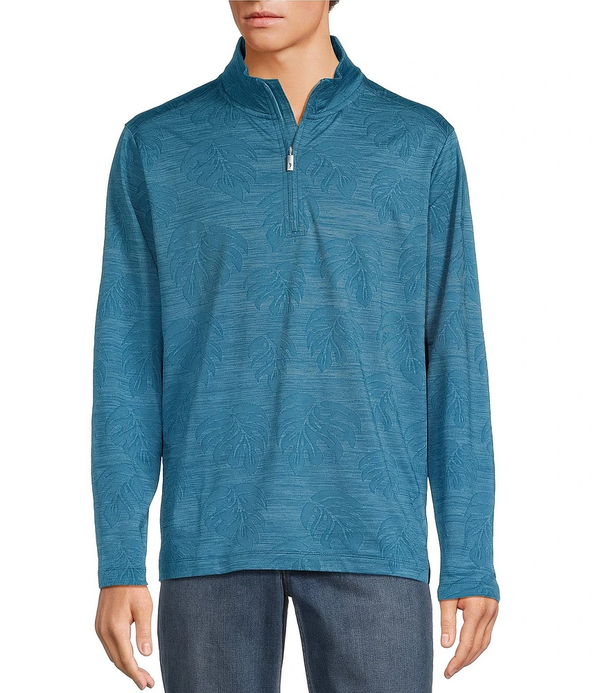 Tommy Bahama Monsterra Fade Half-Zip Pullover