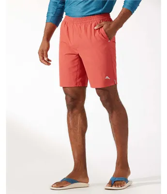 Tommy Bahama Monterey Coast 9#double; Inseam Swim Trunks