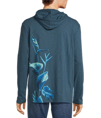 Tommy Bahama Moonlight Paradise Lux Long Sleeve Screen Printed Hoodie