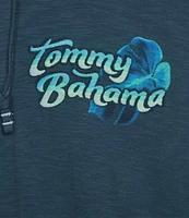 Tommy Bahama Moonlight Paradise Lux Long Sleeve Screen Printed Hoodie