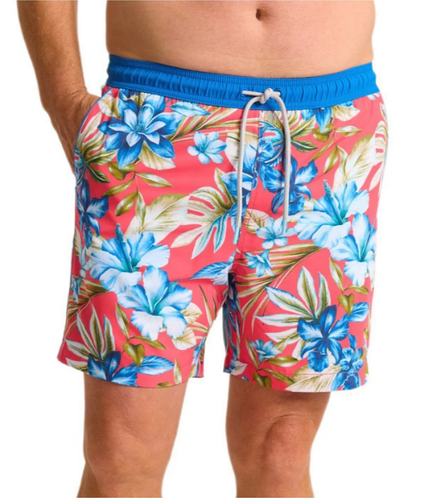 Tommy Bahama Naples Garden Grotto 6#double; Swim Trunks