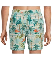 Tommy Bahama Naples Palmero Stripe 6#double; Inseam Swim Trunks