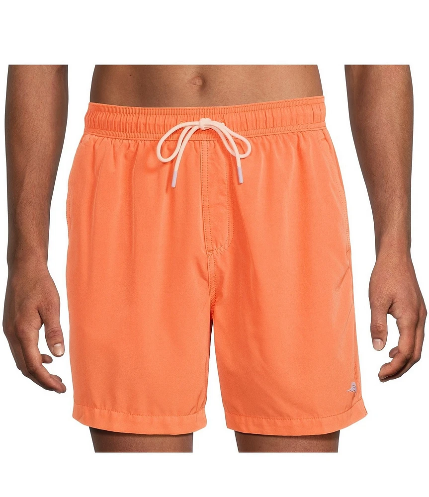 Tommy Bahama Naples Valley Garment-Dyed 6#double; Inseam Swim Trunks