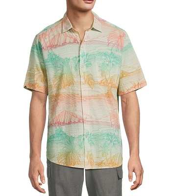 Tommy Bahama Nova Wave Corsica Coast Short Sleeve Woven Shirt