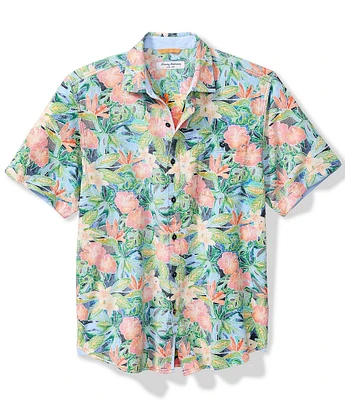 Tommy Bahama Nova Wave Jungle Party Short Sleeve Woven Shirt