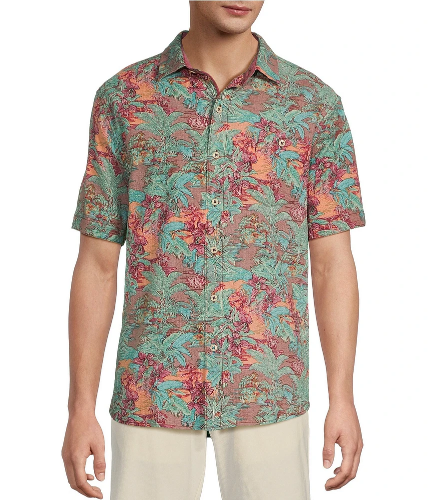 Tommy Bahama Nova Wave Retro Vibes Short Sleeve Woven Shirt