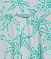 Tommy Bahama Nova Wave Royal Palmetto Short Sleeve Woven Shirt
