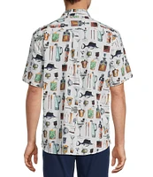 Tommy Bahama Nova Wave Well Stocked Short Sleeve Woven Shirt