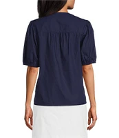 Tommy Bahama Oceana Puff Sleeve Top