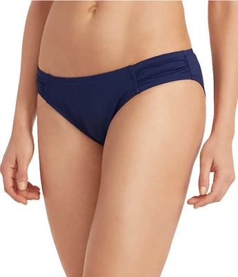 Tommy Bahama Pearl Solids Shirred Tab Side Hipster Swim Bottom