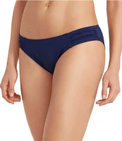 Tommy Bahama Pearl Solids Shirred Tab Side Hipster Swim Bottom