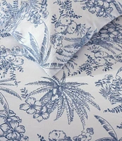 Tommy Bahama Pen And Ink Cotton Reversible Duvet Cover Mini Set