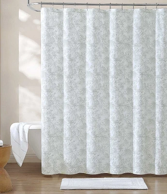 Tommy Bahama Pen And Ink Palm Shower Curtain