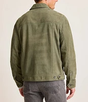 Tommy Bahama Pine Lake Suede Trucker Jacket