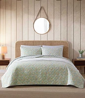 Tommy Bahama Pineapple Bloom Cotton Reversible Quilt Mini Set