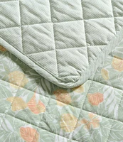 Tommy Bahama Pineapple Bloom Cotton Reversible Quilt Mini Set