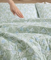 Tommy Bahama Pineapple Bloom Printed Reversible Quilt Mini Set