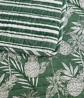 Tommy Bahama Pineapple Venture Cotton Reversible Quilt Mini Set