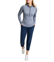 Tommy Bahama Playa Vista IslandZone® Quarter-Zip Mock Neck Moisture Wicking Pullover