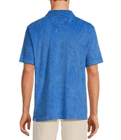 Tommy Bahama Poolside Hibiscus Short Sleeve Polo Shirt