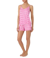 Tommy Bahama Printed Sleeveless V-Neck Knit Shorty Pajama Set