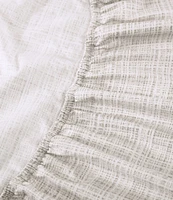 Tommy Bahama Raffia Linen Woven Textured Cotton Percale Sheet Set