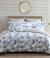 Tommy Bahama Raw Coast Bright Reversible Comforter & Sham Bonus Set