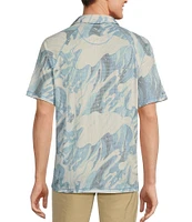 Tommy Bahama Rising Tides Short Sleeve Printed Polo Shirt