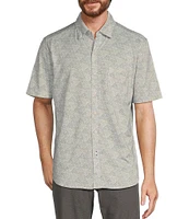 Tommy Bahama San Lucio Tri Leaf Geo Short Sleeve Woven Shirt