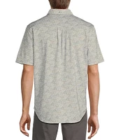 Tommy Bahama San Lucio Tri Leaf Geo Short Sleeve Woven Shirt