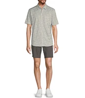 Tommy Bahama San Lucio Tri Leaf Geo Short Sleeve Woven Shirt