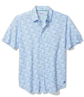 Tommy Bahama San Lucio Tri Leaf Geo Short Sleeve Woven Shirt