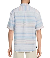 Tommy Bahama Sand Linen Sicily Stripe Short Sleeve Woven Shirt