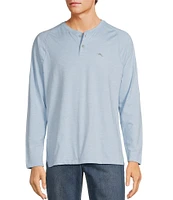 Tommy Bahama Sandrunner Long Sleeve Henley T-Shirt