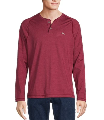 Tommy Bahama Sandrunner Long Sleeve Henley T-Shirt